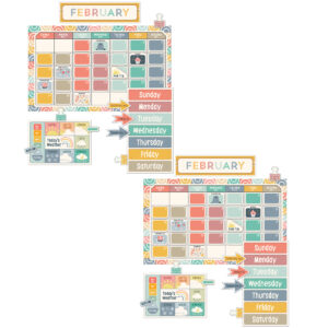 We Belong Calendar Bulletin Board Set, 2 Sets