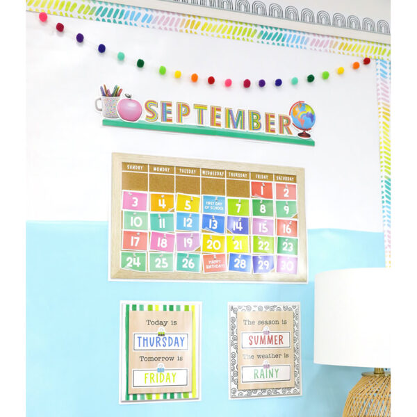 Creatively Inspired Calendar Bulletin Board Set, 2 Sets