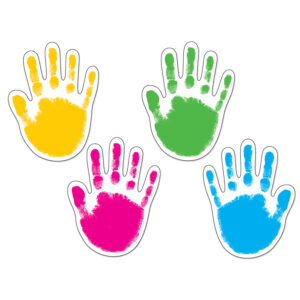 Handprints Cut-Outs, 42 Per Pack, 3 Packs