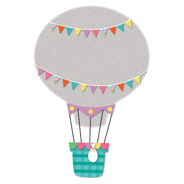 Up and Away Hot Air Balloons Cut-Outs, 36 Per Pack, 3 Packs