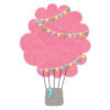 Up and Away Hot Air Balloons Cut-Outs, 36 Per Pack, 3 Packs