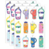 We Stick Together Cups & Water Bottles Cut-Outs, 36 Per Pack, 3 Packs