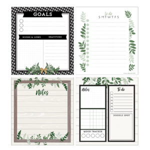 Farmhouse Notepad Set, Set of 4