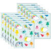 Happy Place Shape Stickers, 72 Per Pack, 12 Packs