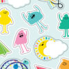 Happy Place Shape Stickers, 72 Per Pack, 12 Packs