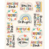 We Belong Motivators Shape Stickers, 72 Per Pack, 12 Packs