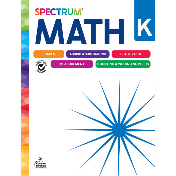 Spectrum Math Workbook, Grade K