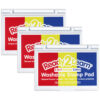 Washable Stamp Pad 3-in-1 - Primary Colors - Red, Yellow & Blue - Pack of 3