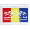 Washable Stamp Pad 3-in-1 - Primary Colors - Red, Yellow & Blue - Pack of 3