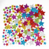 Glitter Foam Stickers - Stars - Multicolor, 168 Per Pack, 3 Packs