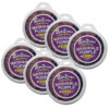 Jumbo Circular Washable Stamp Pad - Purple - 5.75" dia. - Pack of 6