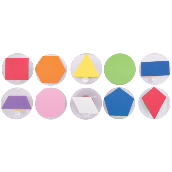 Giant Stampers - Geometric Shapes - Filled In - Set of 10