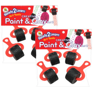 Paint and Clay Explorers - Set 2 - 4 Per Set - 2 Sets