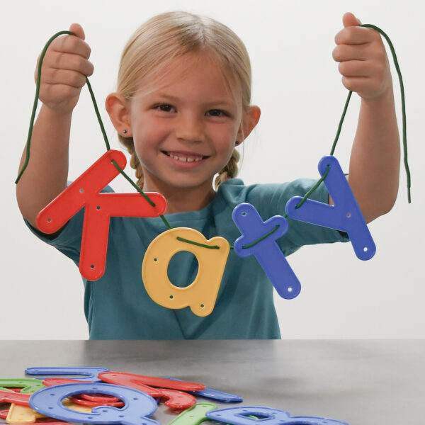 Lacing Alphabet - Uppercase and Lowercase - Set of 52