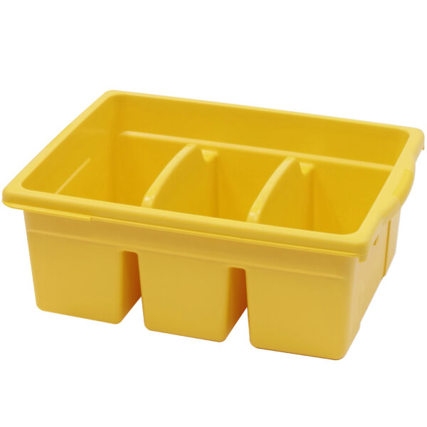 Leveled Reading Large Divided Book Tub, Yellow