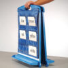 Tabletop Easel with Dry Erase Boards, Pocket Chart, and Storage Tubs