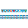 Borders-Trims, Magnetic, Rectangle Cut - 1-1-2" x 24", Hot Air Balloon Theme, 24' per Pack, 2 Packs