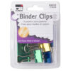 Assorted Binder Clips, 10 Per Pack, 12 Packs