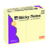 Sticky Note Pads, 3" x 5" Plain, 12 Per Pack, 3 Packs