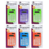 Primary Calculator Single 8 Digit Display, Pack of 6