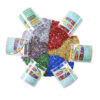 Creative Arts Glitter Set, 6 Per Pack, 3 Packs