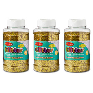 Creative Arts Glitter, 1 lb. Bottle, Gold, Pack of 3