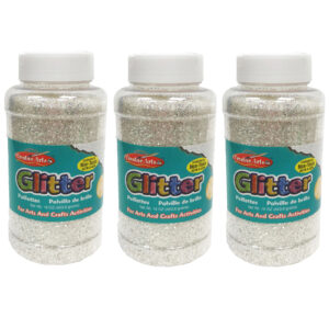 Creative Arts Glitter, 1 lb. Bottle, Iridescent, Pack of 3