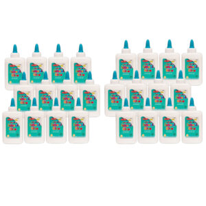 Economy Washable School Glue, 4 oz, Pack of 24