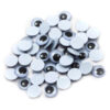 Wiggle Eyes 10mm, Black, 50 Per Pack, 24 Packs