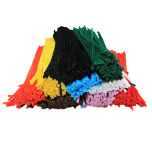 Chenille 12" Stems, Assorted Colors, Pack of 1000