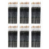 Water Color Paint Brushes, #7 - 3-4" Camel Hair, Black Handle, 12 Per Set, 6 Sets