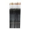 Water Color Paint Brushes, #7 - 3-4" Camel Hair, Black Handle, 12 Per Set, 6 Sets