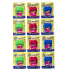 3 Hole Pencil Sharpener w-catcher, Assorted Colors, 12 per Pack, 2 Packs