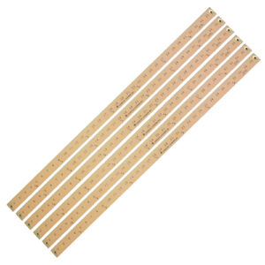 Wood Yardstick, Pack of 6