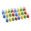 Pencil Sharpener with Cone Shaped Shaving Receptacle, Assorted Colors, 24 Per Pack