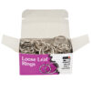 Loose Leaf Book Rings, 1" Diameter, 100 Per Box, 2 Boxes