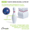 Plastic Bowling Ball & Pin Set