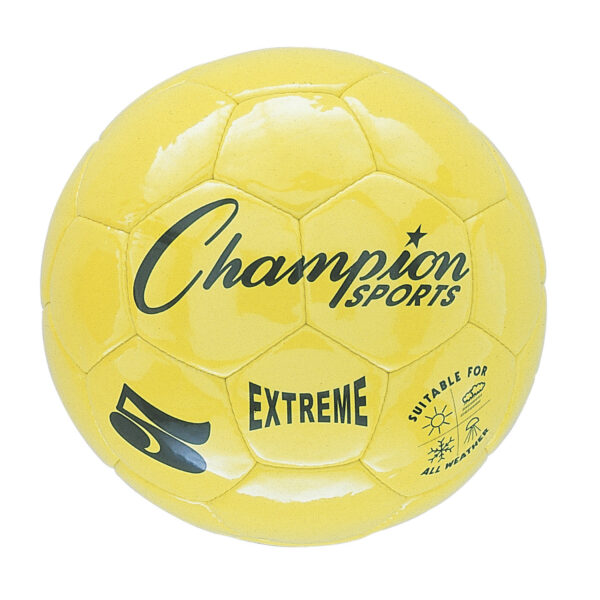 Extreme Soccer Ball, Size 5, Yellow, Pack of 2