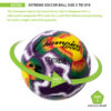 Extreme Tiedye Soccerball, Size 3