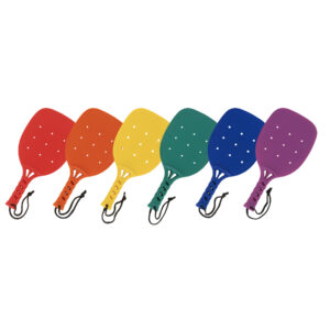 Plastic Paddleball Rackets, Set of 6