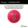 Playground Ball, 13", Red