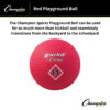 Playground Ball, 13", Red