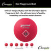 Playground Ball, 13", Red