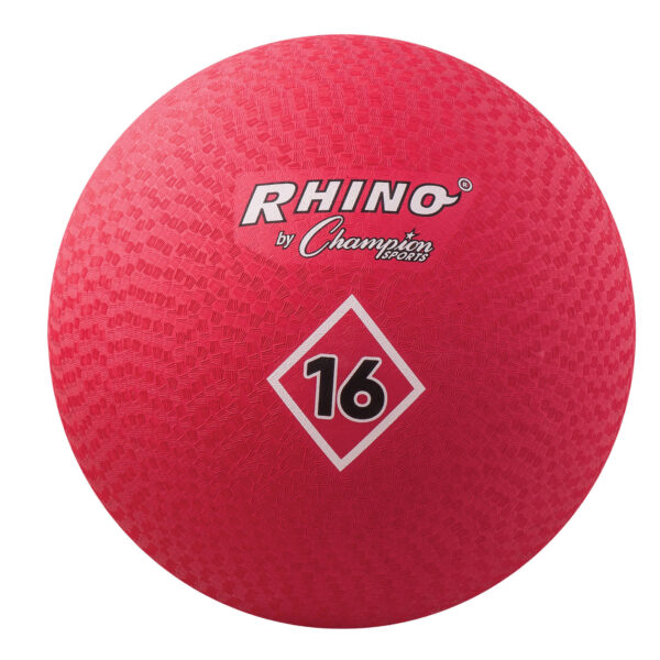 Playground Ball, 16", Red