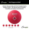 Playground Ball, 16", Red