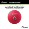 Playground Ball, 16", Red