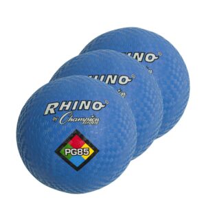 Playground Ball, 8-1-2", Blue, Pack of 3