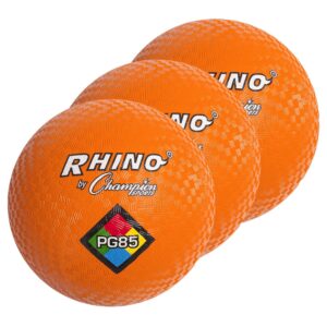 Playground Ball, 8-1-2", Orange, Pack of 3