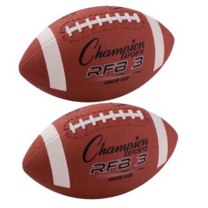 Rubber Football, Junior Size, Pack of 2