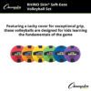 Rhino Softeeze Volleyball Set, Assorted Colors, Set of 6